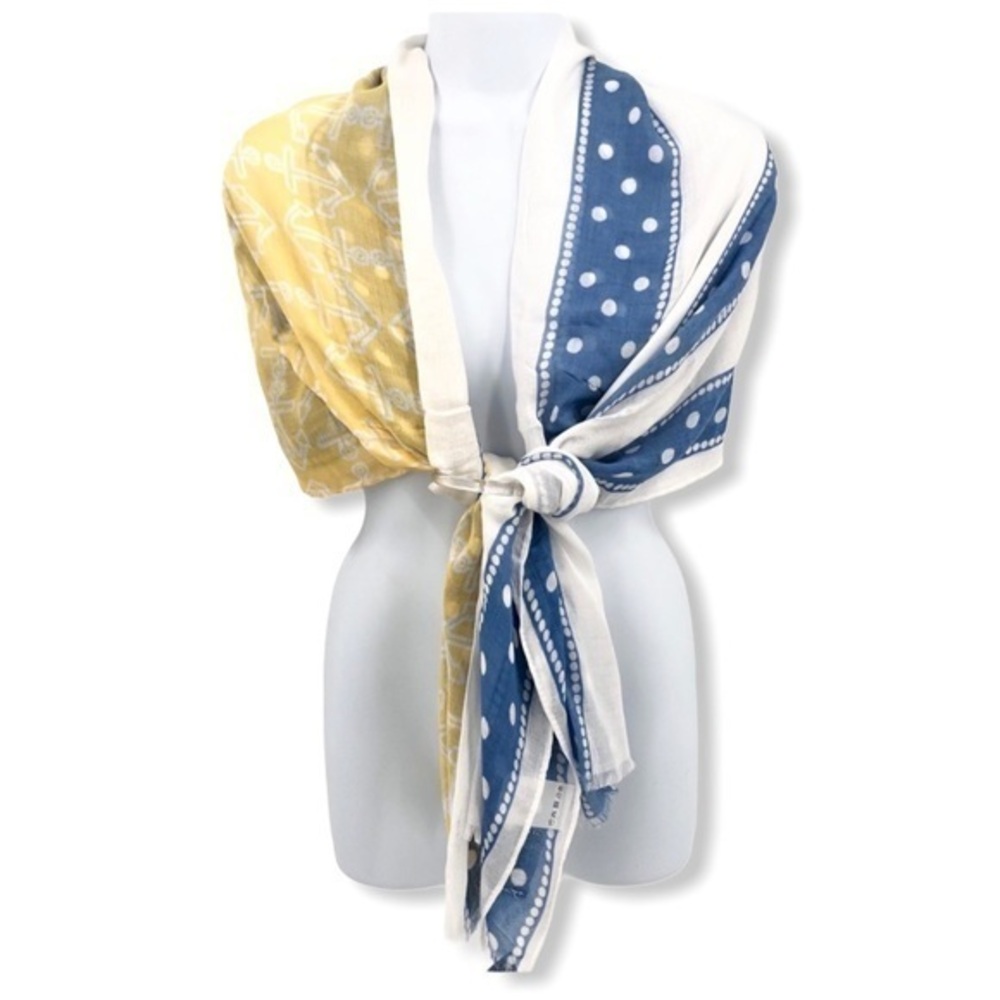 SPERRY Topsider Anchor/Polka Dot Scarf. NWT.